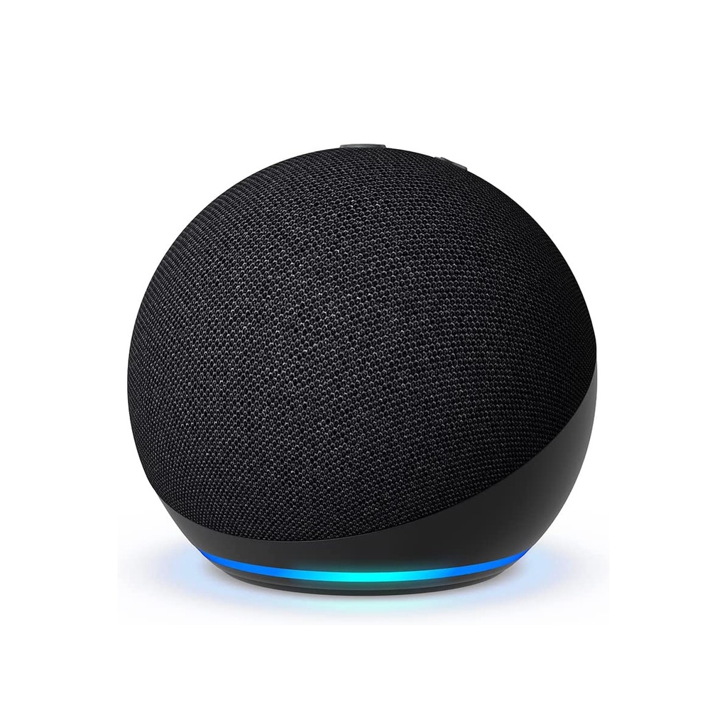 PARLANTE AMAZON ECHO DOT 5TA. GEN. /NEGRO /CON ALEXA /SENSOR TEMPERATURA