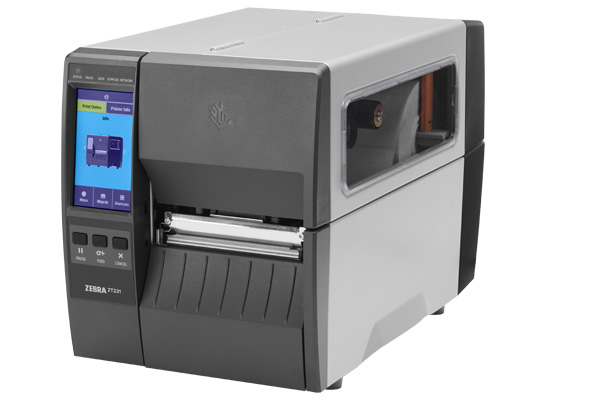 TT Printer ZT231; 4", 203 dpi, Thermal Transfer, Cutter with Catch Tray, US Cord, USB, Serial, Ethernet, BTLE, USB Host, EZPL