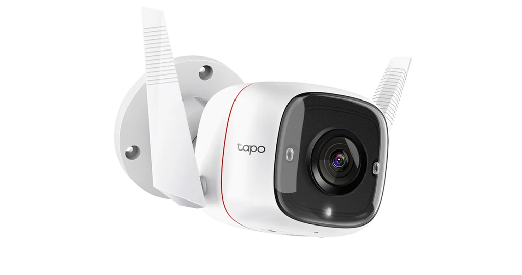 CAMARA IP TP-LINK TAPO EXTERIOR / 3 MP / VISION NOCTURNA / DETECCION DE MOV / AUDIO DOBLE VIA / SOPO