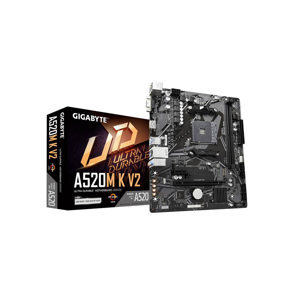 MAINBOARD GIGABYTE A520M-K V2 MICRO ATX AM4 DDR4