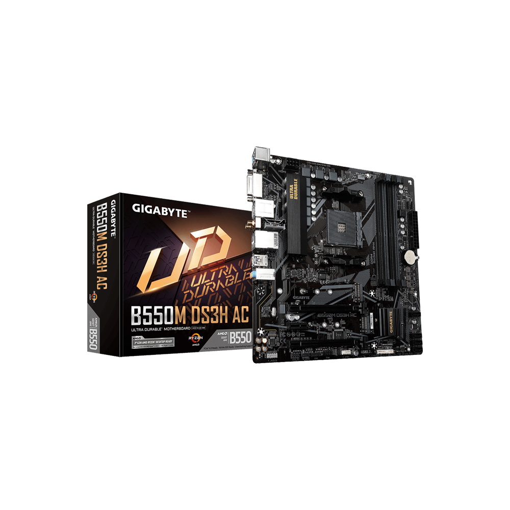 MAINBOARD GIGABYTE B550M DS3H AC 