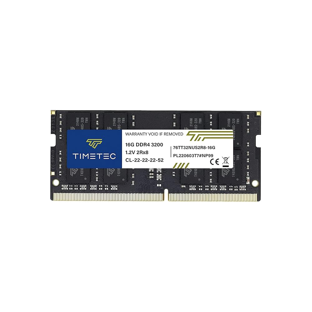 (RAM GENERICOS) ASIA - TIMETEC DDR4 16GB 3200MHZ 260PINES SODIMM