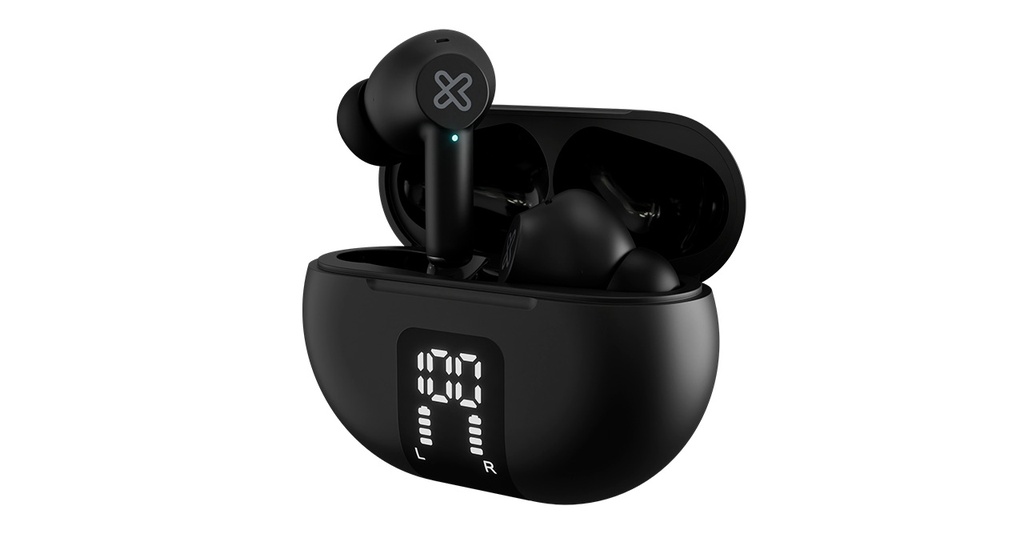 AUDIFONO + MICROFONO KLIP XTREME BLUETOOTH IN EAR EDGE BUDS - NEGRO