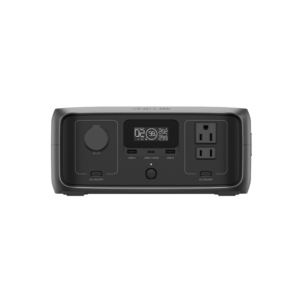 ESTACION ECOFLOW RIVER 3 / 245WH / 300W / 2 TOMAS / USB-A / USB-C / BAT. LITIO