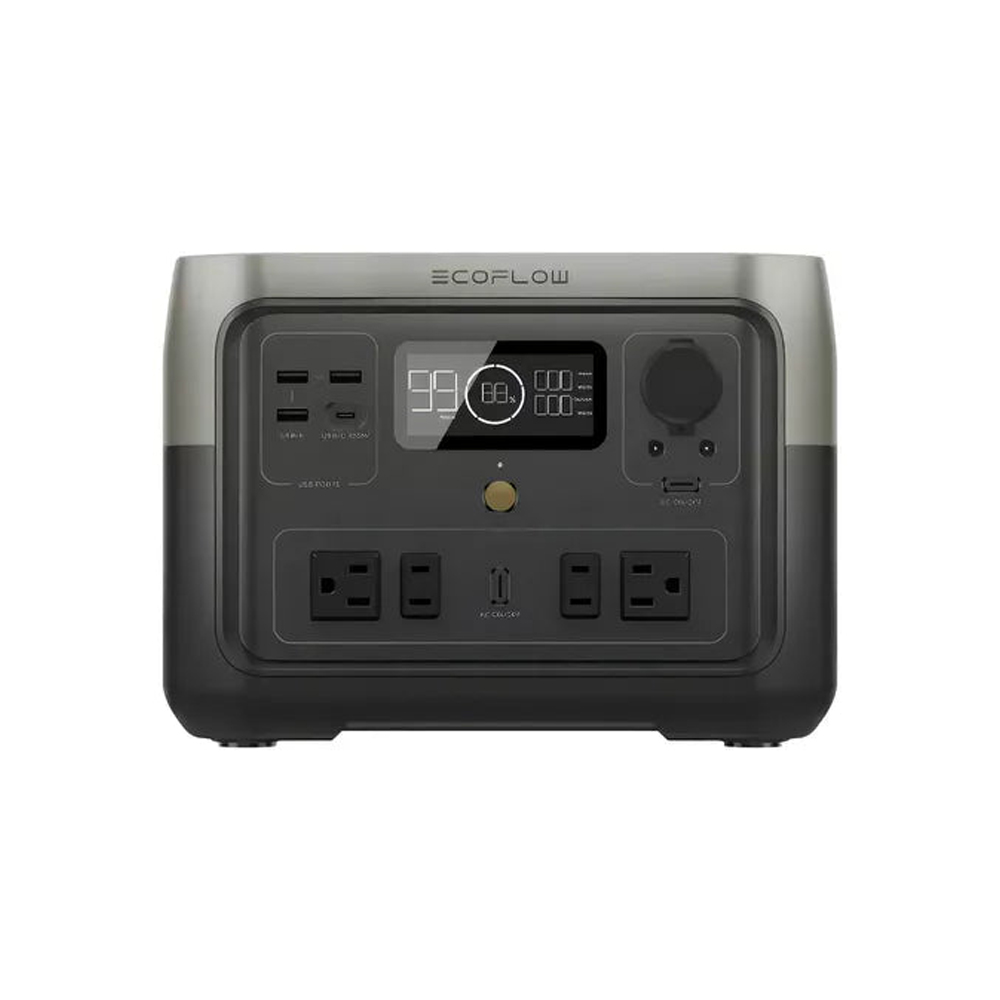 ESTACION ECOFLOW / RIVER 2 MAX LITE / 499WH / 4 TOMAS / USB-A / USB-C / BAT. LITIO