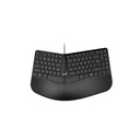 TECLADO GENIUS ERGO NEGRO USB TECLA COPILOT MULTIMEDIA REPOSAMANOS WIN / MAC OS