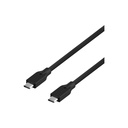 CABLE GENIUS ACC-C2CC TIPO USB C – C / CARGA RAPIDA / NYLON TRENZADO / 1.5 M 
