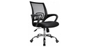 SILLA EJECUTIVA RISTRETTO NEGRA PESO MAX 120KG